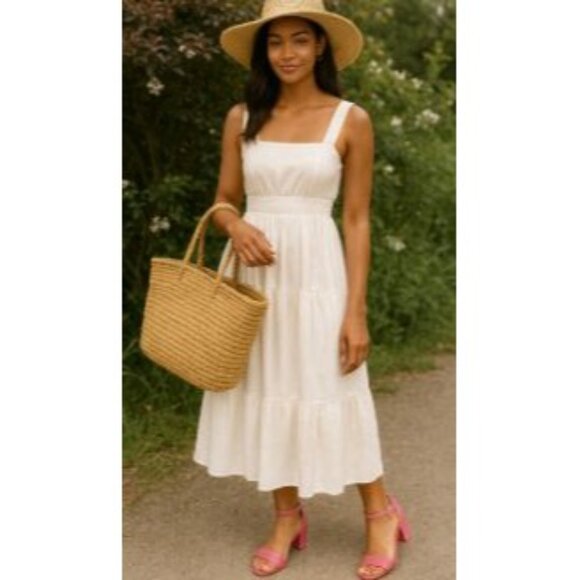 Franco Sarto Size 10 Dresss Ankle Strap Heel Gold Chain New Sandals - Picture 3 of 13